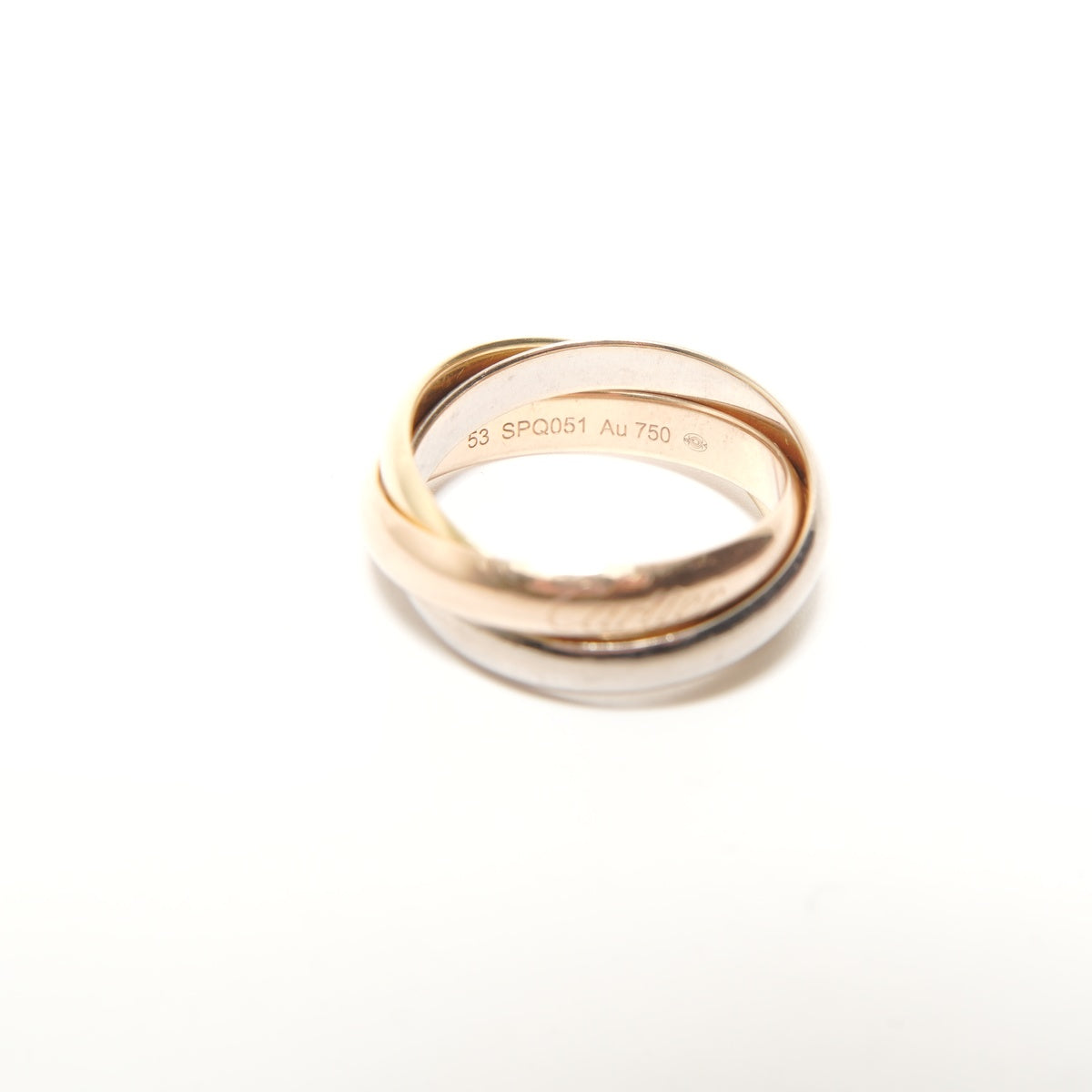 CARTIER Trinity Ring Au750 / Certificate Included Ring gold