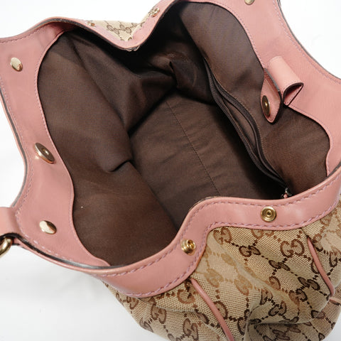 GUCCI GG canvas Shoulder Bag beige WS28580