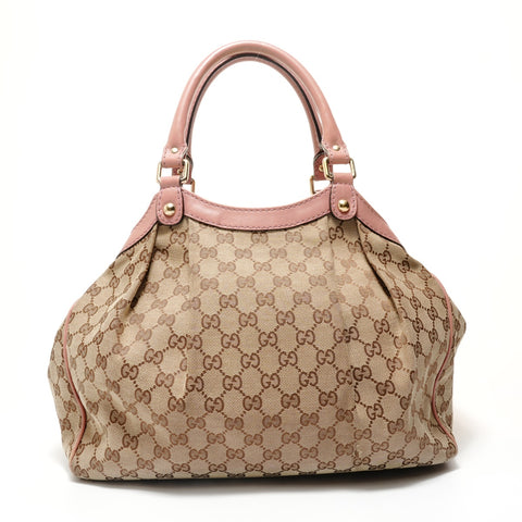 GUCCI GG canvas Shoulder Bag beige WS28580