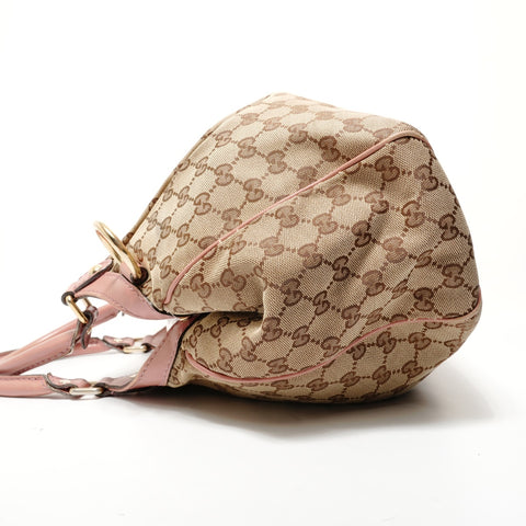 GUCCI GG canvas Shoulder Bag beige WS28580