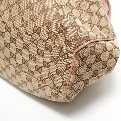 GUCCI GG canvas Shoulder Bag beige WS28580