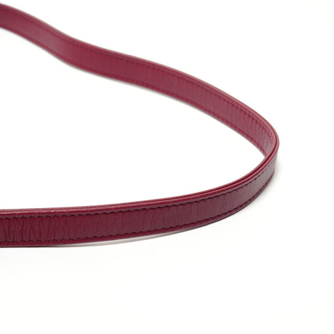 CHANEL Coco Curve Small Matelassé Shoulder Bag Red WS28583