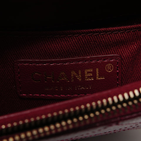 CHANEL Coco Curve Small Matelassé Shoulder Bag Red WS28583