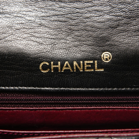 CHANEL Lamb Mini Matelassé, Unit 6 Shoulder Bag black WS28584