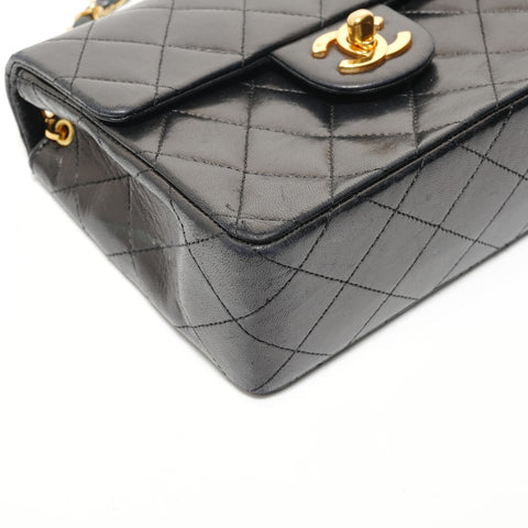 CHANEL Lamb Mini Matelassé, Unit 6 Shoulder Bag black WS28584