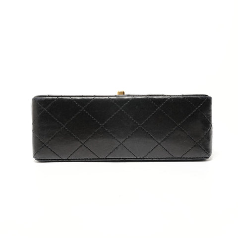 CHANEL Lamb Mini Matelassé, Unit 6 Shoulder Bag black WS28584