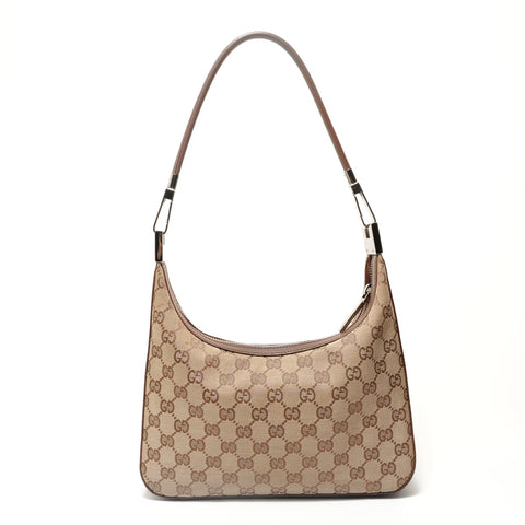 GUCCI GG canvas Shoulder Bag beige WS28586