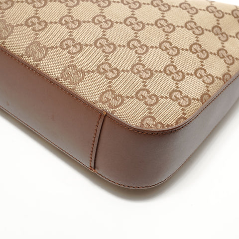 GUCCI GG canvas Shoulder Bag beige WS28586