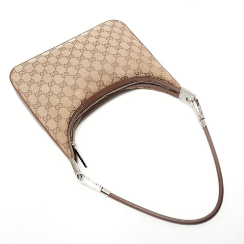 GUCCI GG canvas Shoulder Bag beige WS28586