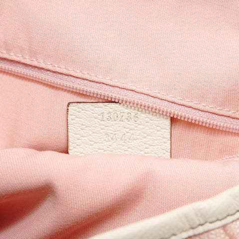 GUCCI Abbey GG canvas Tote Bag pink WS28587
