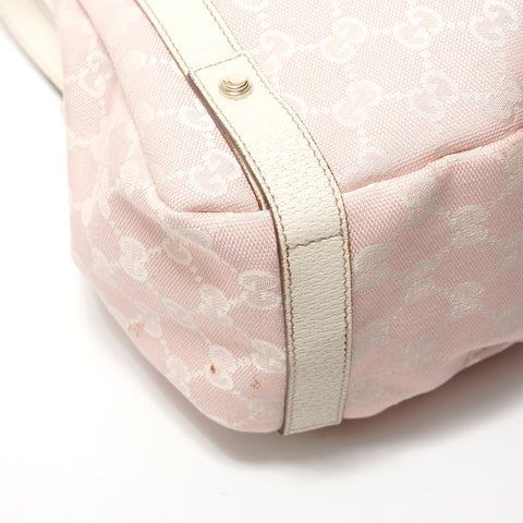 GUCCI Abbey GG canvas Tote Bag pink WS28587
