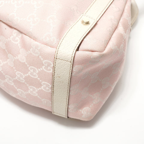 GUCCI Abbey GG canvas Tote Bag pink WS28587