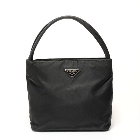 PRADA One belt nylon Handbag black WS28588
