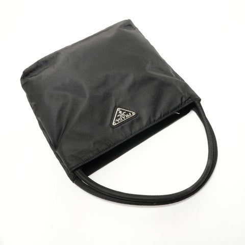 PRADA One belt nylon Handbag black WS28588