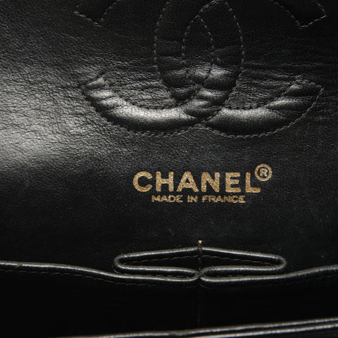 CHANEL Series 6 Matelass 25 Gold Metal Shoulder Bag black WS28589
