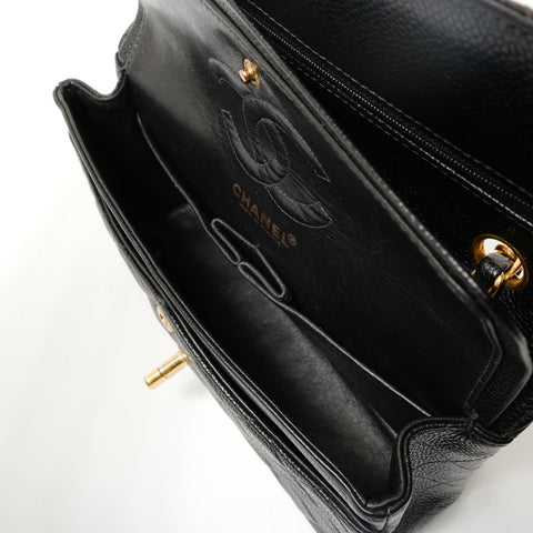 CHANEL Series 6 Matelass 25 Gold Metal Shoulder Bag black WS28589
