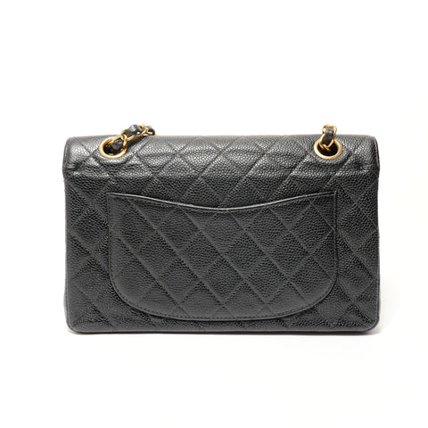 CHANEL Series 6 Matelass 25 Gold Metal Shoulder Bag black WS28589