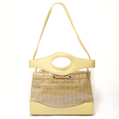CHANEL Item No. 26, 2018-2019 Chanel 31 Handbag yellow WS28590