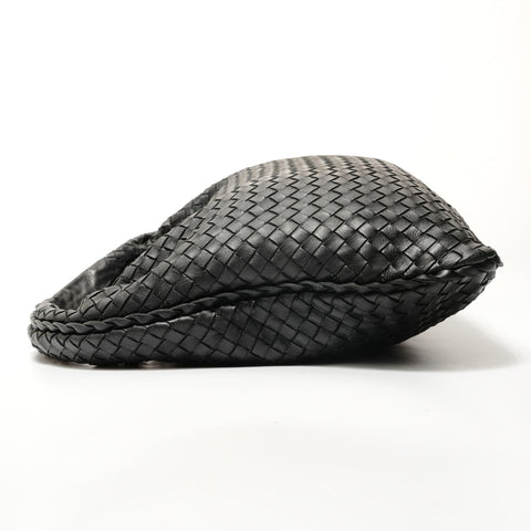 BOTTEGAVENETA INTRECCIATO leather Shoulder Bag black WS28592