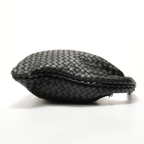 BOTTEGAVENETA INTRECCIATO leather Shoulder Bag black WS28592