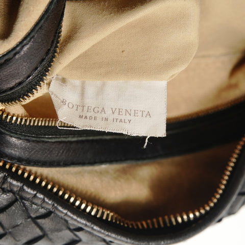 BOTTEGAVENETA INTRECCIATO leather Shoulder Bag black WS28592