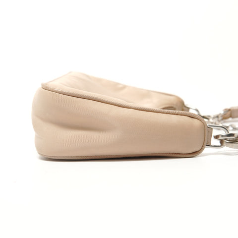 PRADA Nylon 2-Way Mini Shoulder Bag beige WS28594