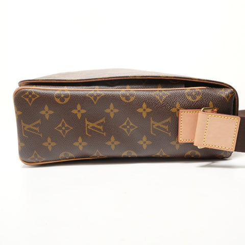 LOUIS VUITTON Monogram Abbesses, made in 2010. Shoulder Bag Brown WS28596