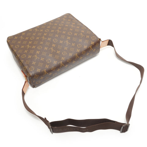 LOUIS VUITTON Monogram Abbesses, made in 2010. Shoulder Bag Brown WS28596