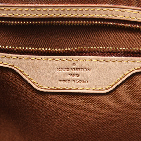 LOUIS VUITTON Monogram Abbesses, made in 2010. Shoulder Bag Brown WS28596