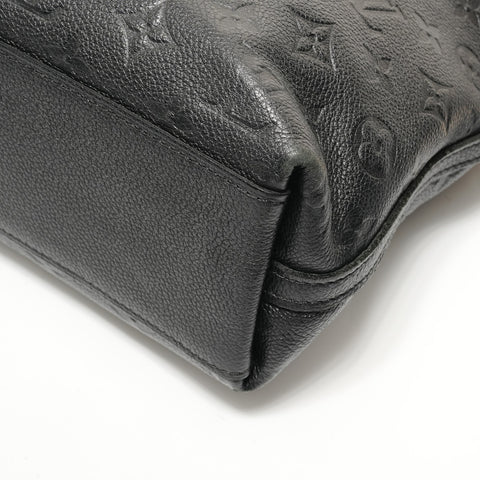 LOUIS VUITTON Monogram Empreinte Bastille PM, manufactured in 2015. Handbag black WS28597