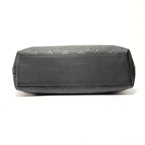 LOUIS VUITTON Monogram Empreinte Bastille PM, manufactured in 2015. Handbag black WS28597