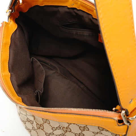GUCCI Sukey GG Canvas One Belt Shoulder Bag Brown WS28599