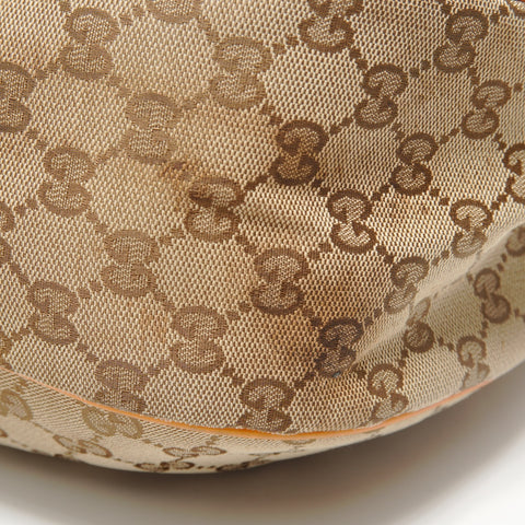 GUCCI Sukey GG Canvas One Belt Shoulder Bag Brown WS28599