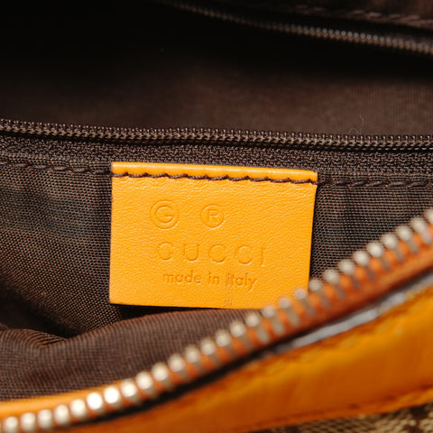 GUCCI Sukey GG Canvas One Belt Shoulder Bag Brown WS28599