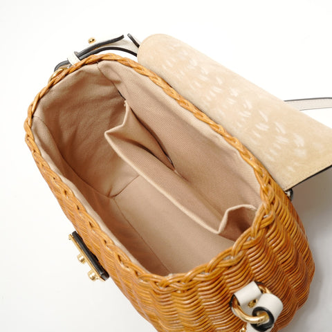 Miu Miu Basket bag Shoulder Bag Brown WS28601
