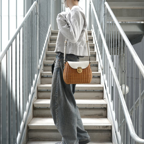 Miu Miu Basket bag Shoulder Bag Brown WS28601