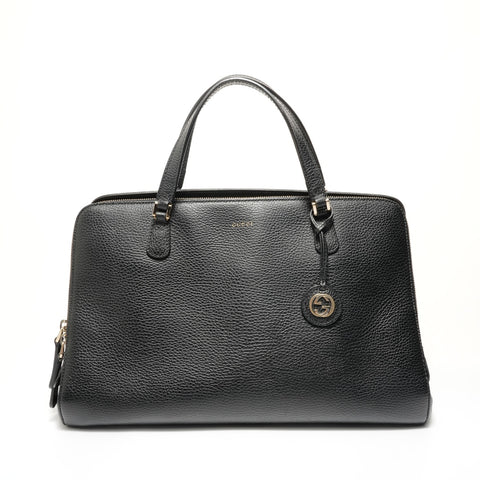 GUCCI Interlocking G Handbag black WS28602