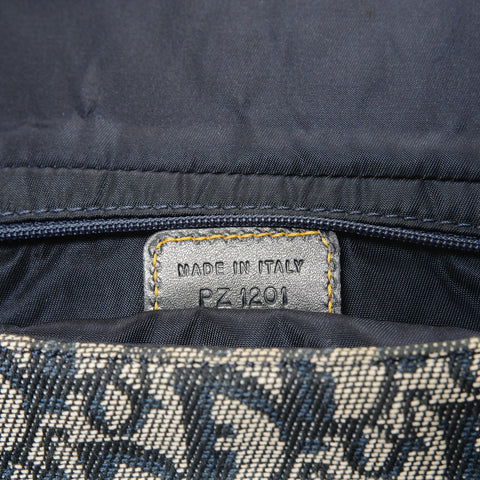 Christian Dior Marispearl One Belt Trotter Shoulder Bag Navy WS28604