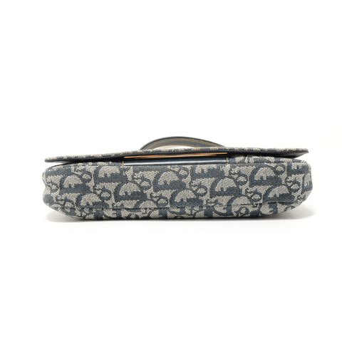 Christian Dior Marispearl One Belt Trotter Shoulder Bag Navy WS28604