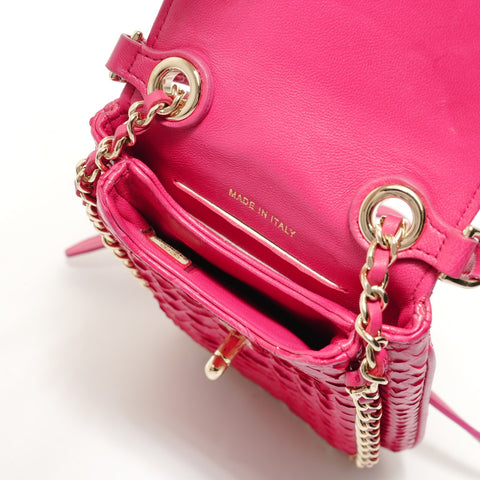CHANEL COCO Mark Chain Phone Case (Item No. 24) Shoulder Bag pink WS28605