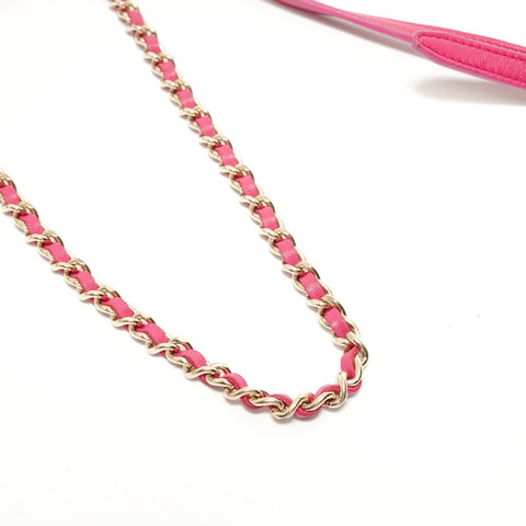 CHANEL COCO Mark Chain Phone Case (Item No. 24) Shoulder Bag pink WS28605