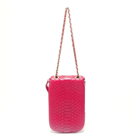 CHANEL COCO Mark Chain Phone Case (Item No. 24) Shoulder Bag pink WS28605