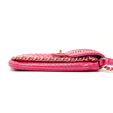 CHANEL COCO Mark Chain Phone Case (Item No. 24) Shoulder Bag pink WS28605