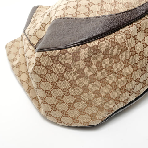 GUCCI GG canvas Shoulder Bag beige WS28606