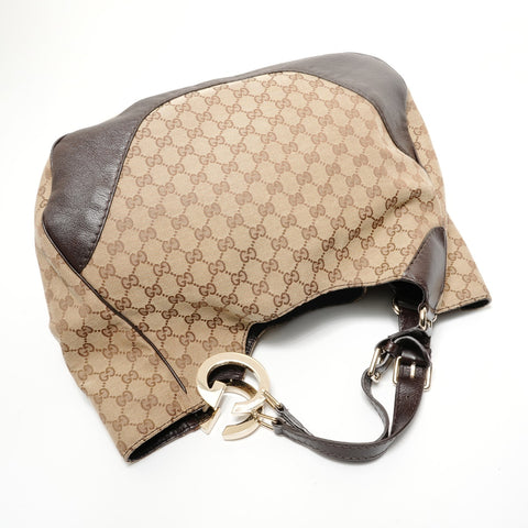 GUCCI GG canvas Shoulder Bag beige WS28606