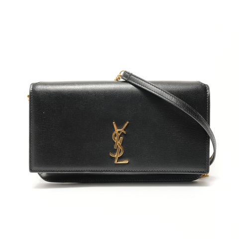 YVES SAINT LAURENT Sunset ChainShoulder Shoulder Bag black WS28608