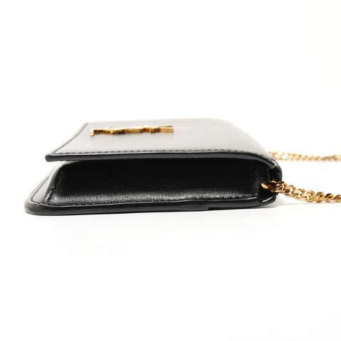 YVES SAINT LAURENT Sunset ChainShoulder Shoulder Bag black WS28608