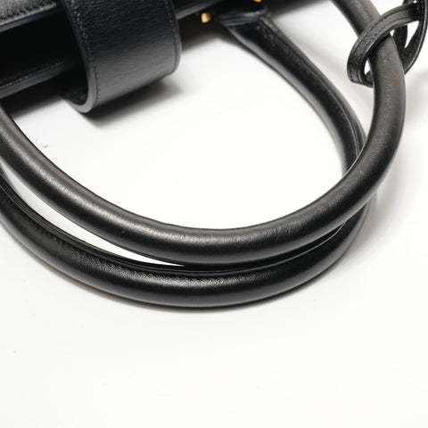 YVES SAINT LAURENT Saint Laurent Paris Cabas 2WAY Shoulder Bag black WS28609