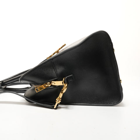 YVES SAINT LAURENT Saint Laurent Paris Cabas 2WAY Shoulder Bag black WS28609
