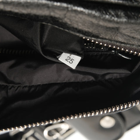 Miu Miu Vitello Shine Nero 2WAY Shoulder Bag black WS28610